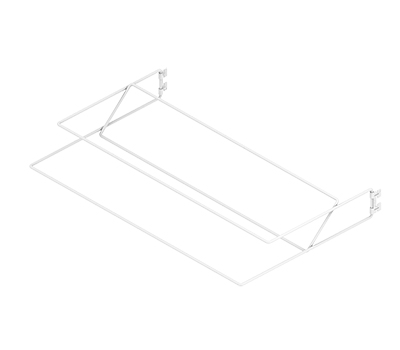 Полка для обуви 2-ярусная, L=607, Белый, CI